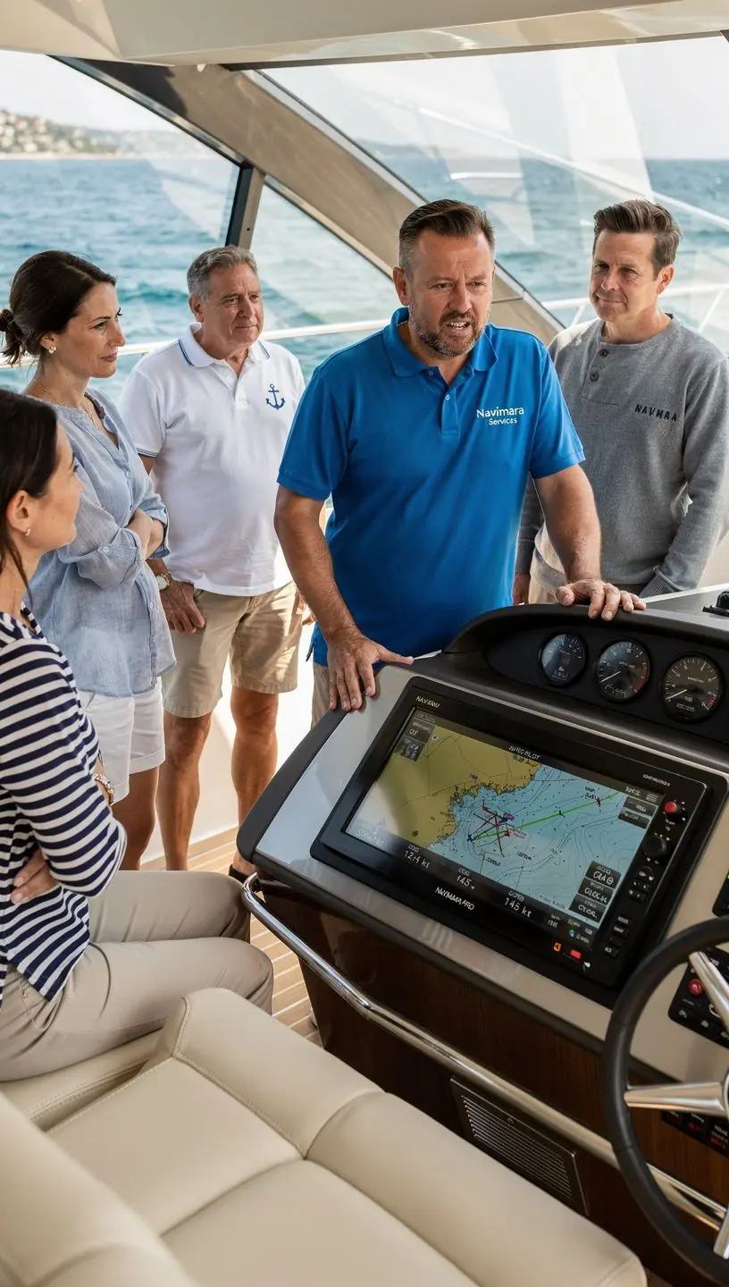 Jahtas apkope un remonts, profesionāla darbnīca ar modernu aprīkojumu.